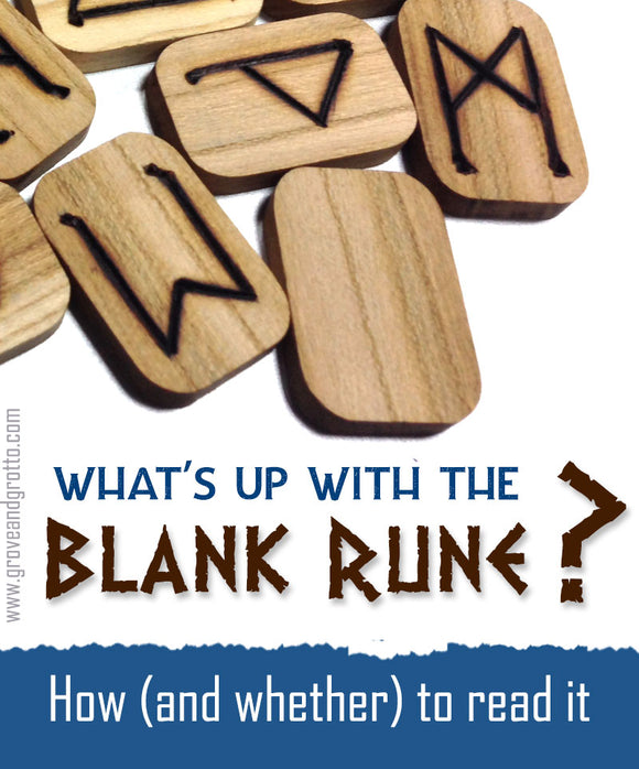 What's up with the blank rune? How (and whether) to read it