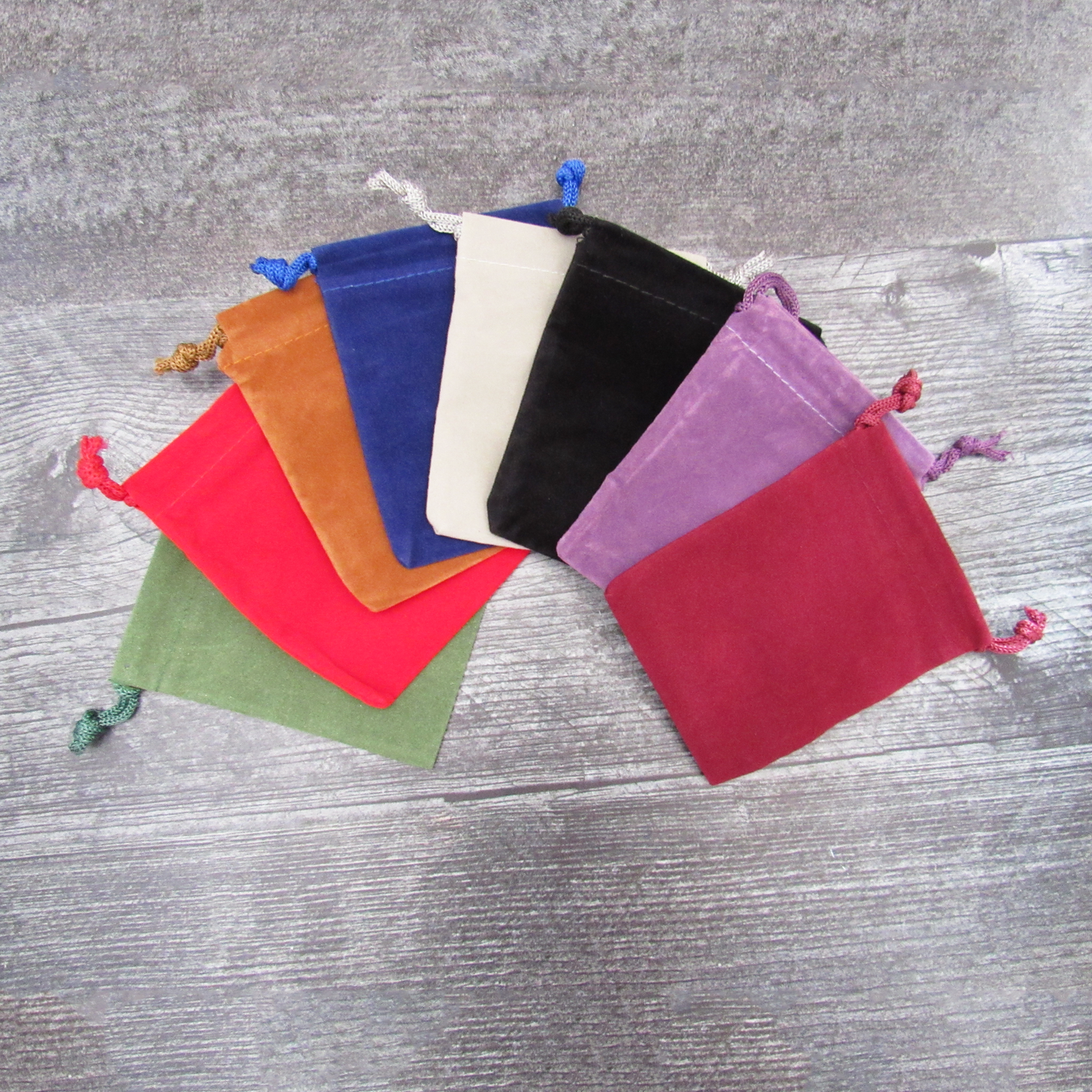 Velveteen Bag (3x4 Inches) - Brown