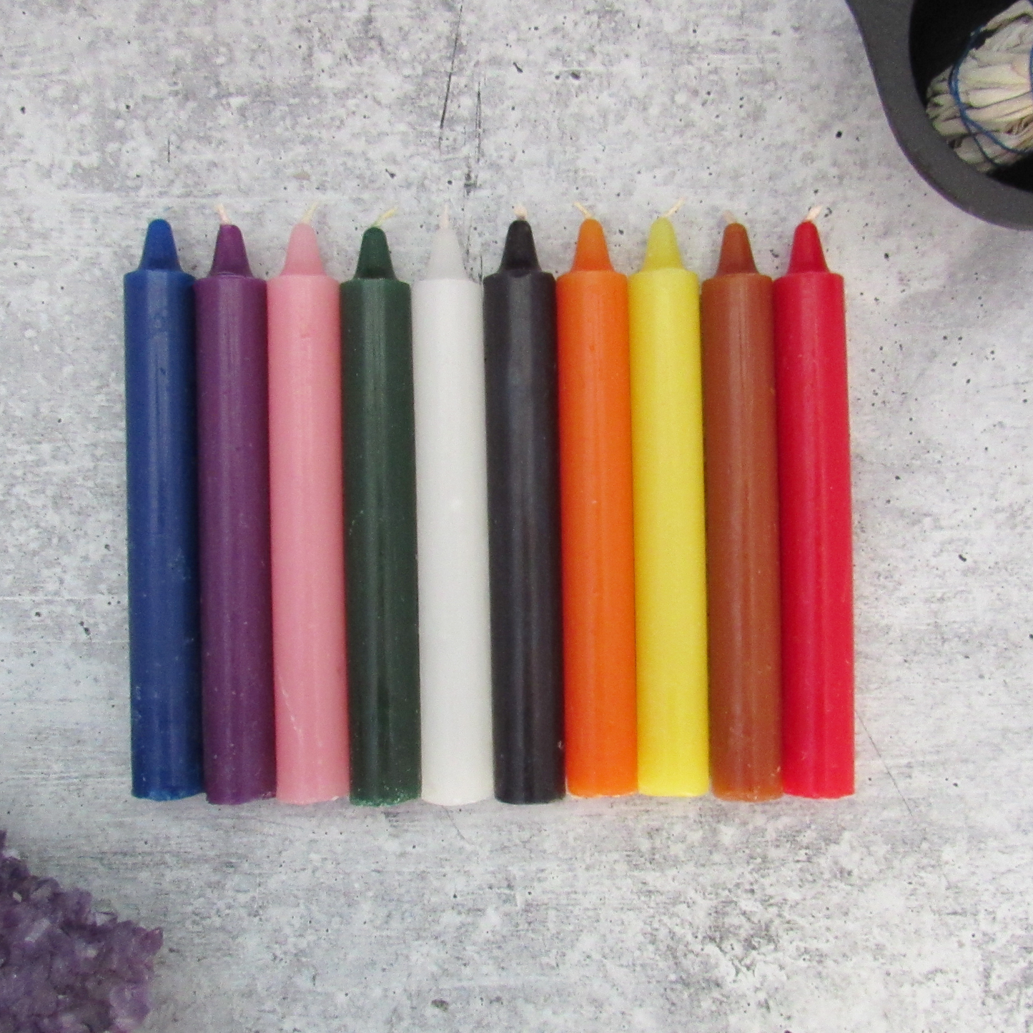 6-Inch Basic Candle (Brown)