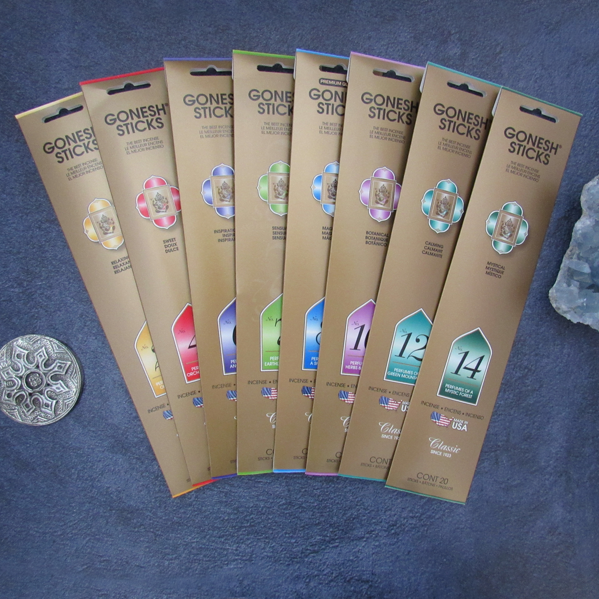 Gonesh Classic Incense Sticks (Package of 20) - #2 Oils and Spices