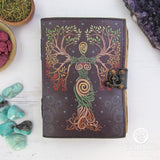 Tree Goddess Journal with Aged Paper