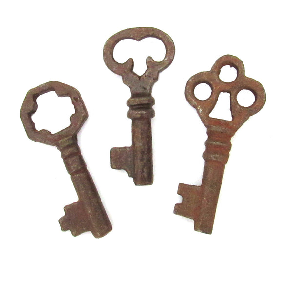 Iron Keys (Set of 3)