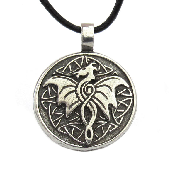 Celtic Wisdom Dragon Pendant
