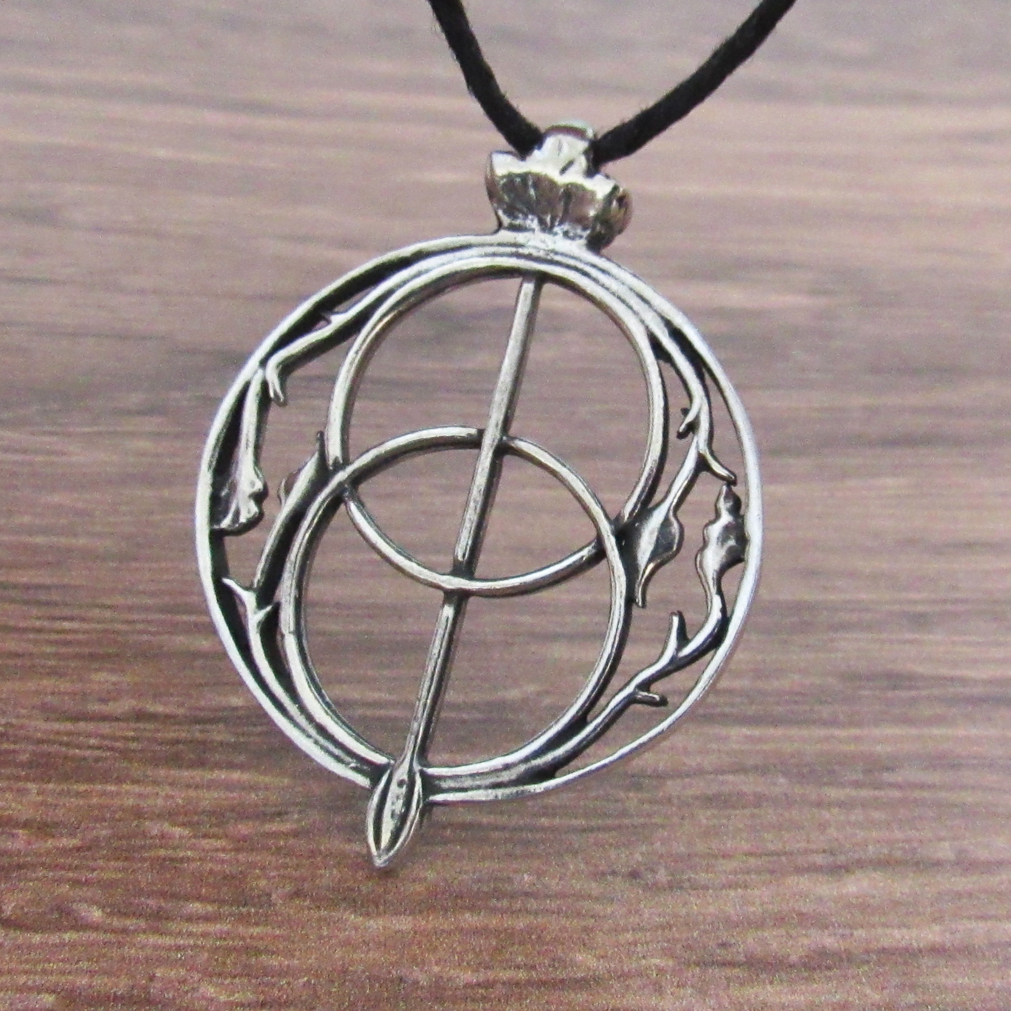 Chalice Well Pendant (Pewter) – Grove and Grotto Chalice Well Pendant (Pewter) – Grove and Grotto