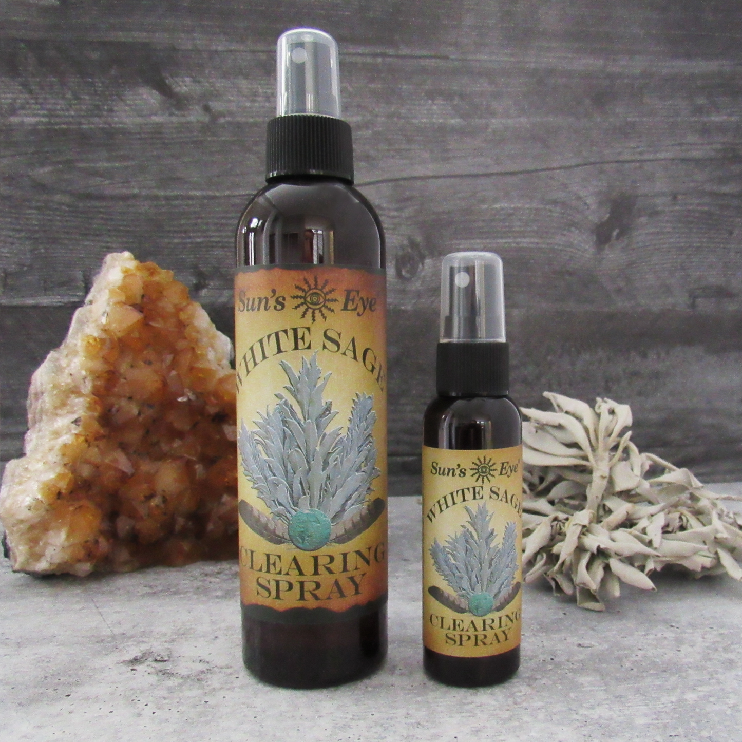Sun's Eye White Sage Clearing Spray (8 oz)