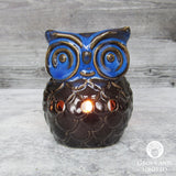 Owl Ceramic Oil Diffuser (Blue/Black)
