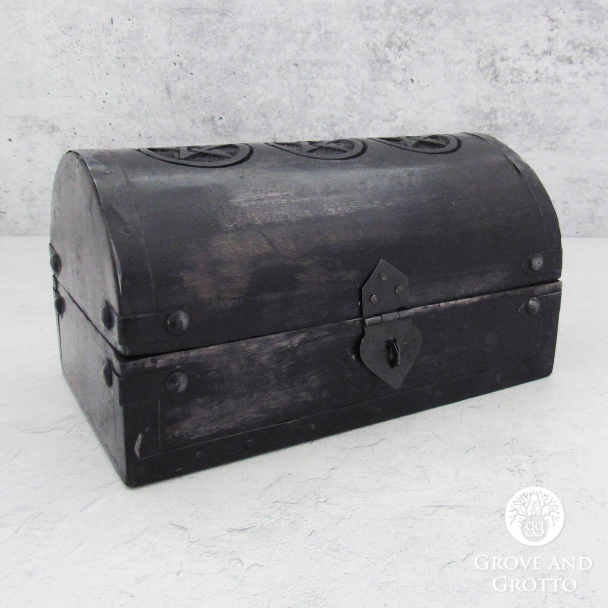 Pentagram Round Top Chest Grove and Grotto