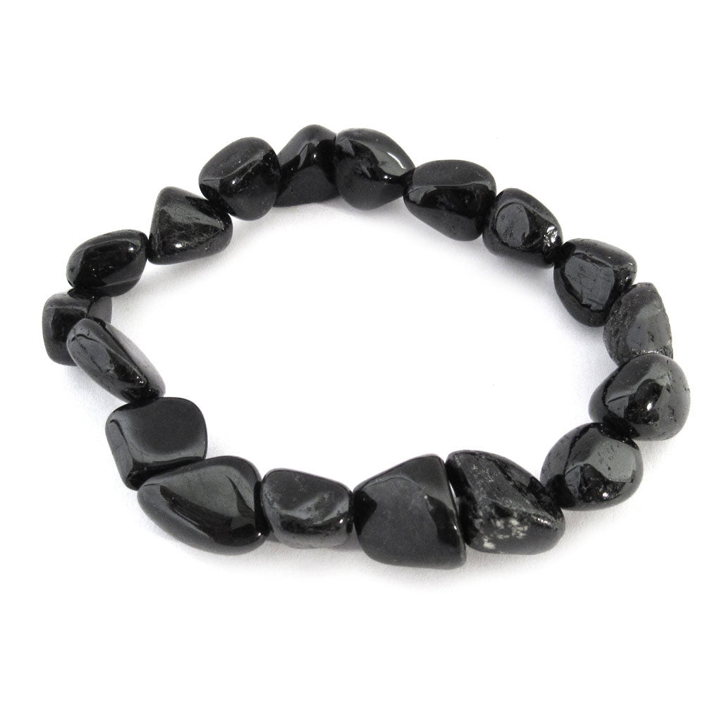 Tumbled Black Tourmaline Bracelet (Small)