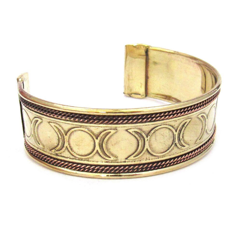 Triple Moon Cuff Bracelet