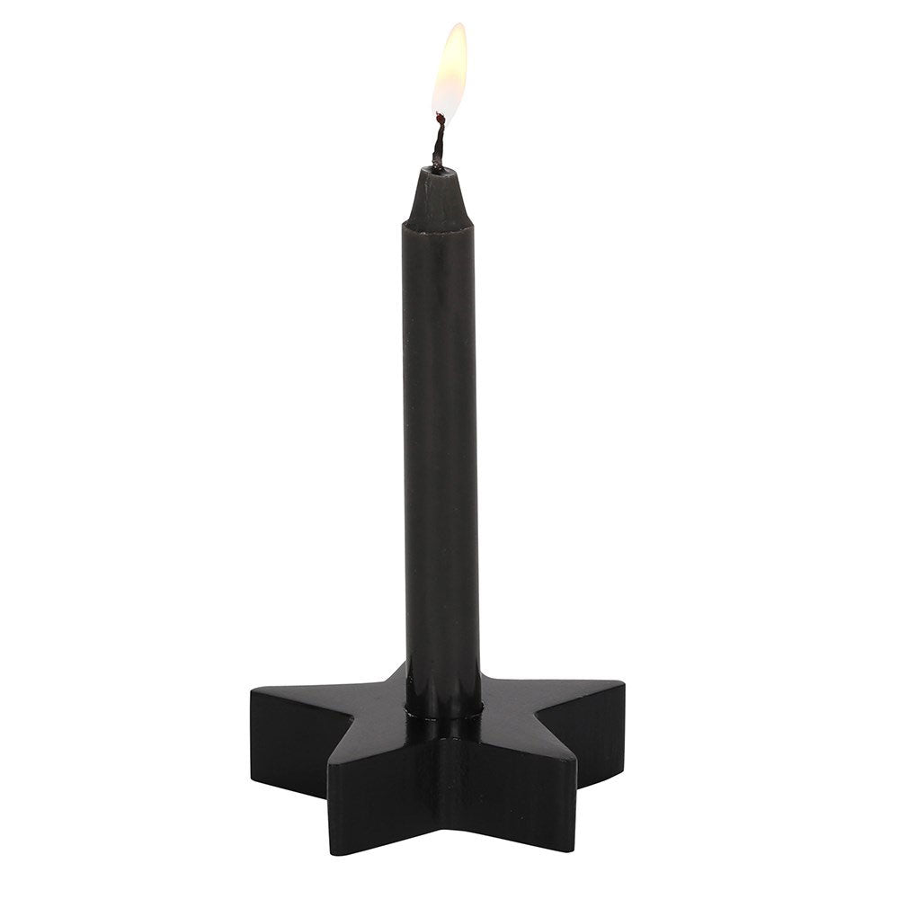 Black Star Mini Candle Holder