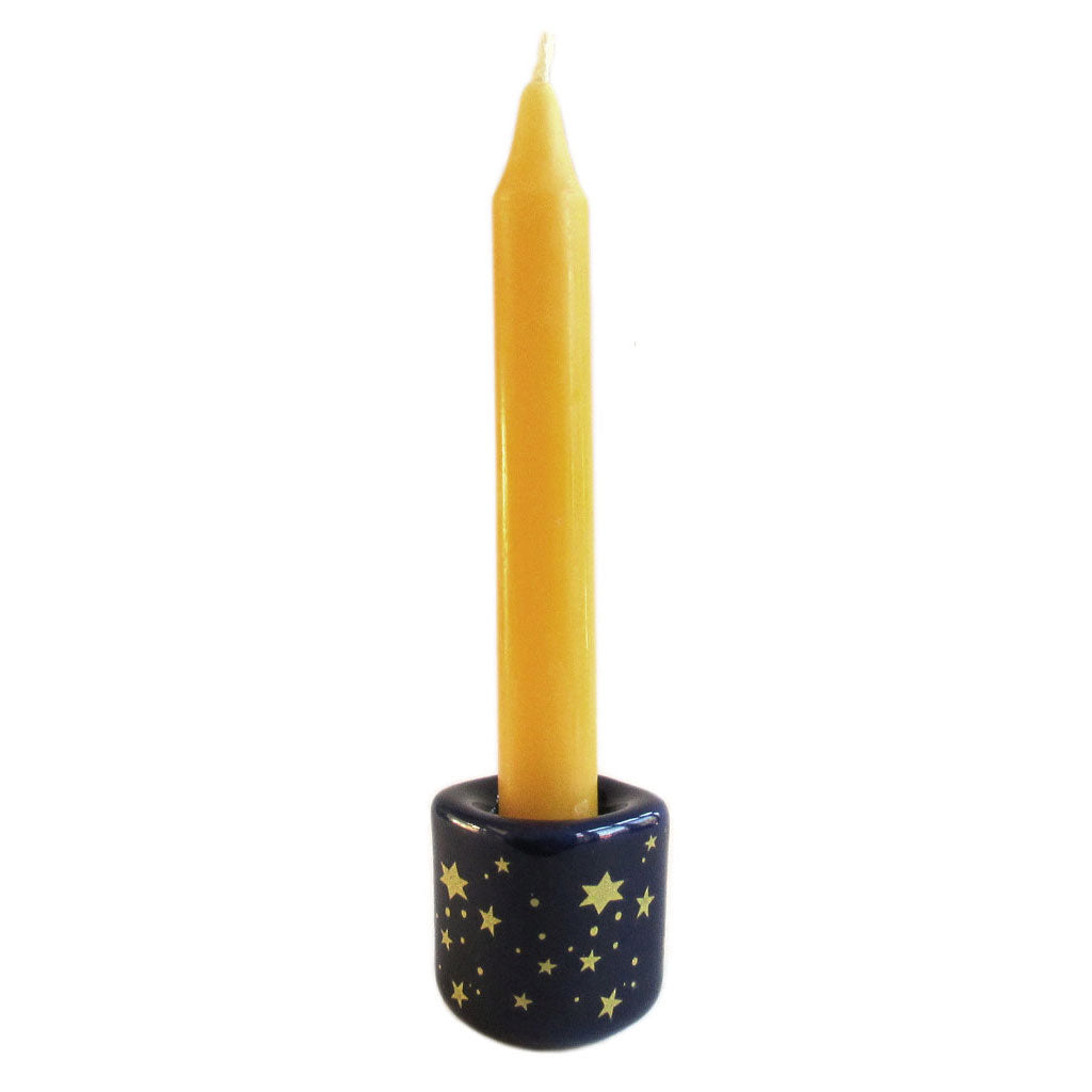 Celestial Chime Candle Holder (Blue and Gold)