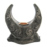 Dryad Design Moon Pentacle Candle Holder (Stone Color)