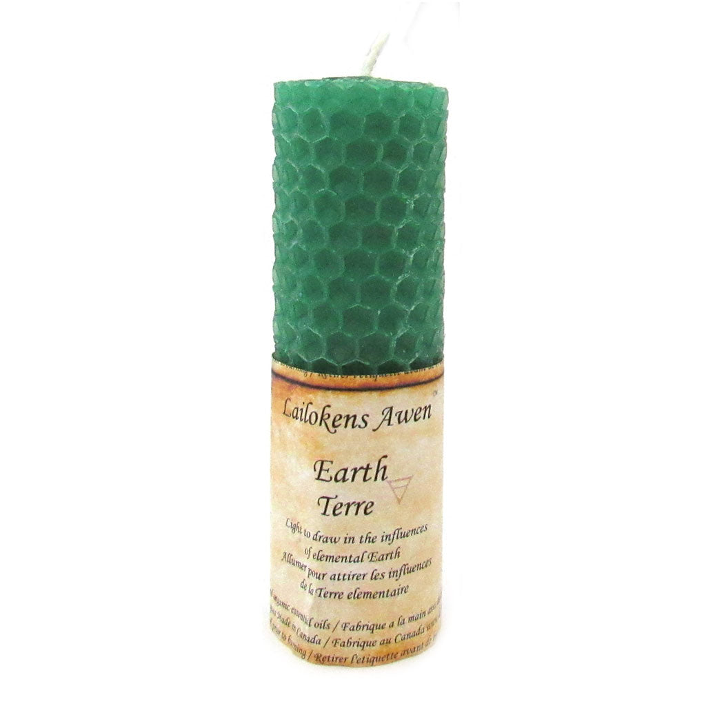Lailokens Awen Elemental Candle - Earth