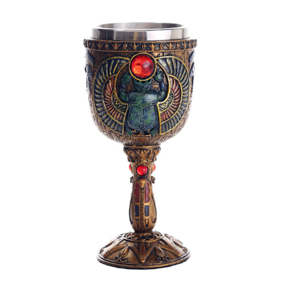 Egyptian Scarab Chalice