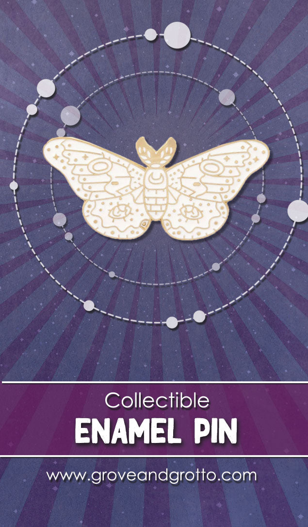 Luna Moth Enamel Pin