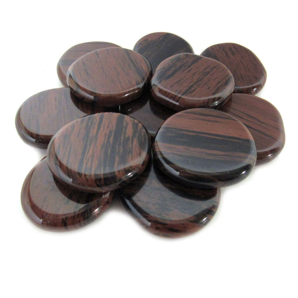 Mahogany Obsidian Oval Stone