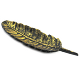 Black and Gold Feather Incense Burner