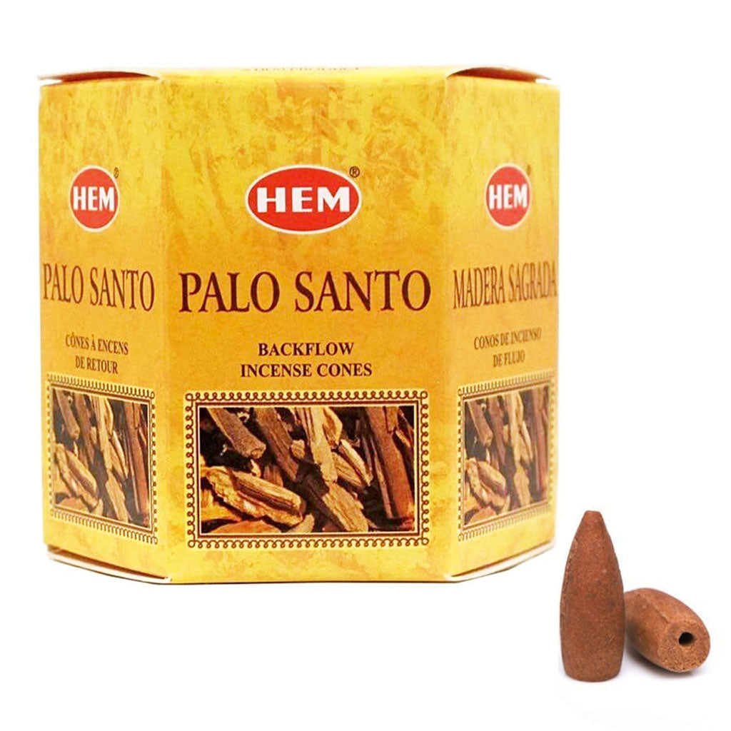 HEM Backflow Incense Cones - Palo Santo