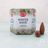HEM Backflow Incense Cones - White Sage