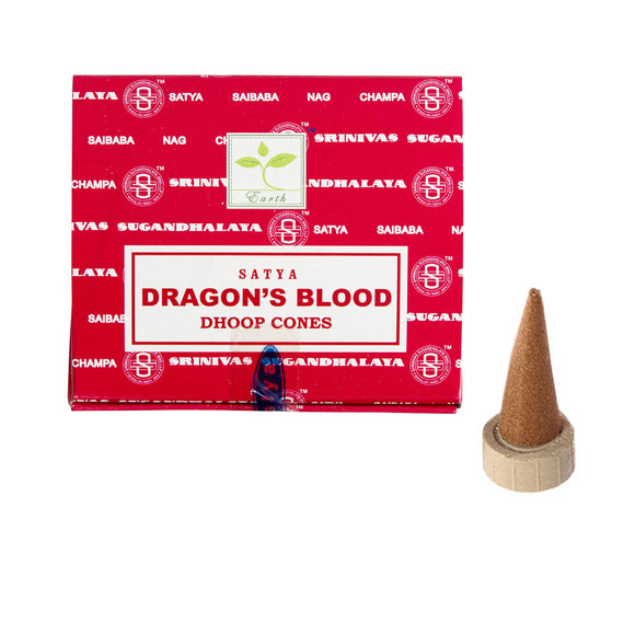 Dhoop Incense Cones by Satya - Dragon's Blood