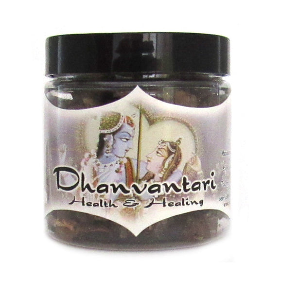 Dhavantari (Health and Healing) Resin Incense Jar by Prabhuji's (2.4 oz)