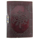 Celtic Heart Leather Journal with Latch