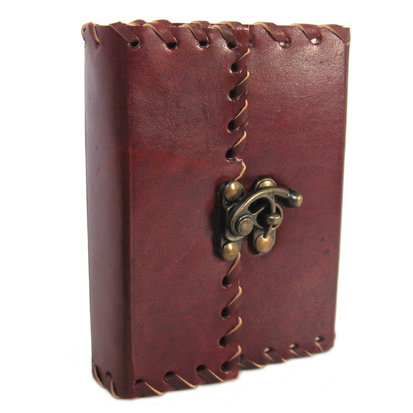 Small Leather Journal with Latch (5 Inches)