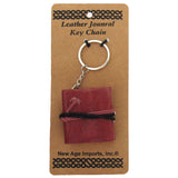 Mini Leather Journal Key Chain (Triple Moon)