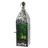 Dragonfly Glass and Metal Lantern