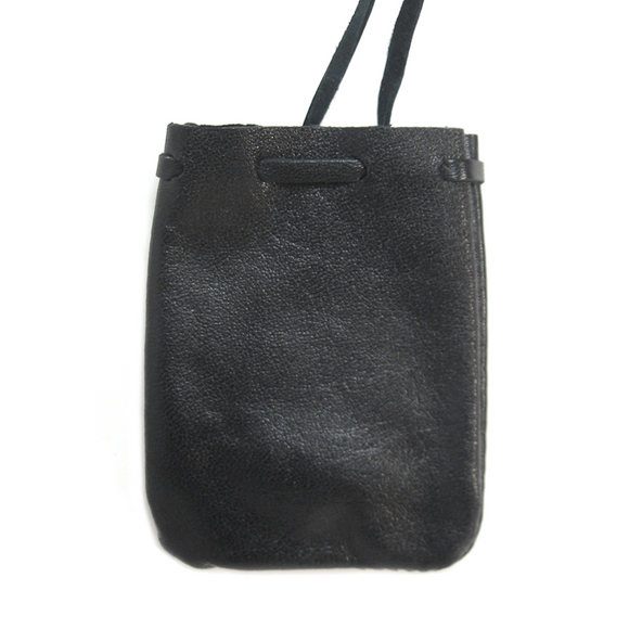 Soft Leather Pouch (Black)
