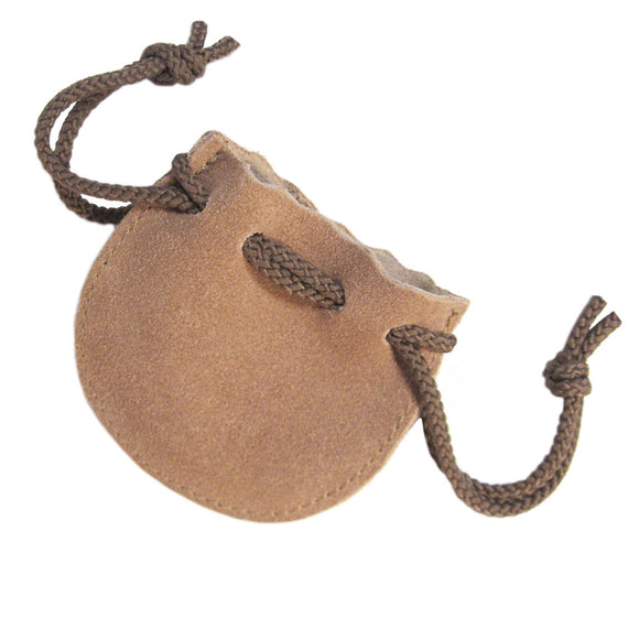 Suede Drawstring Pouch