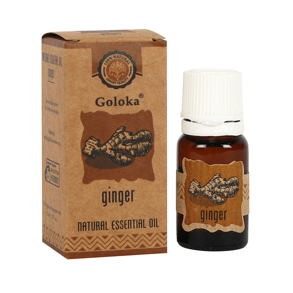 Ginger Natural Essential Oil by Goloka (10 ml)