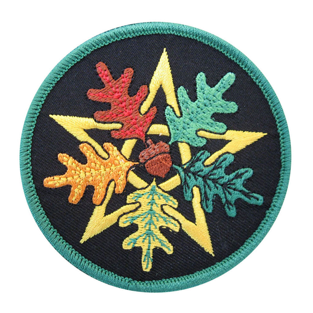 Oak Leaf Pentagram Patch