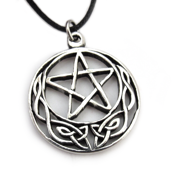Celtic Knotwork Pentagram Pendant