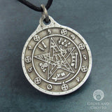 Tetragrammaton Pentagram Talisman (Pewter)