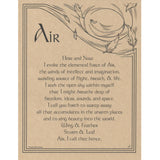 Air Evocation Parchment Poster (8.5" x 11")