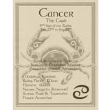 Cancer Parchment Poster (8.5" x 11")