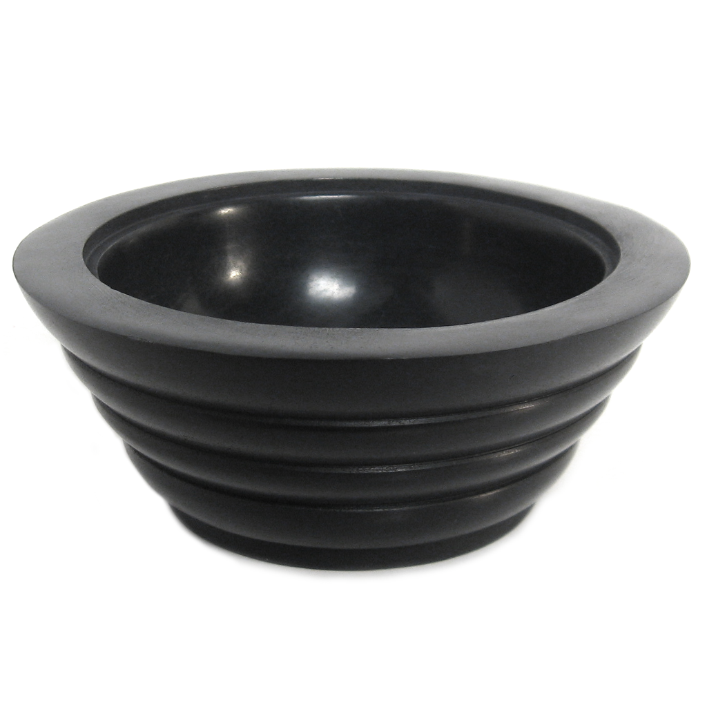 Black Stone Bowl (5 Inches) Grove and Grotto