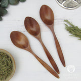 Natural Finish Wood Spoon