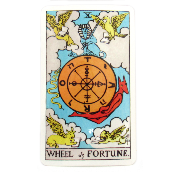 Wheel of Fortune Tarot Sticker