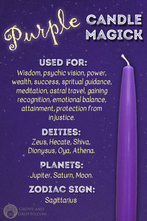 Purple candle magick