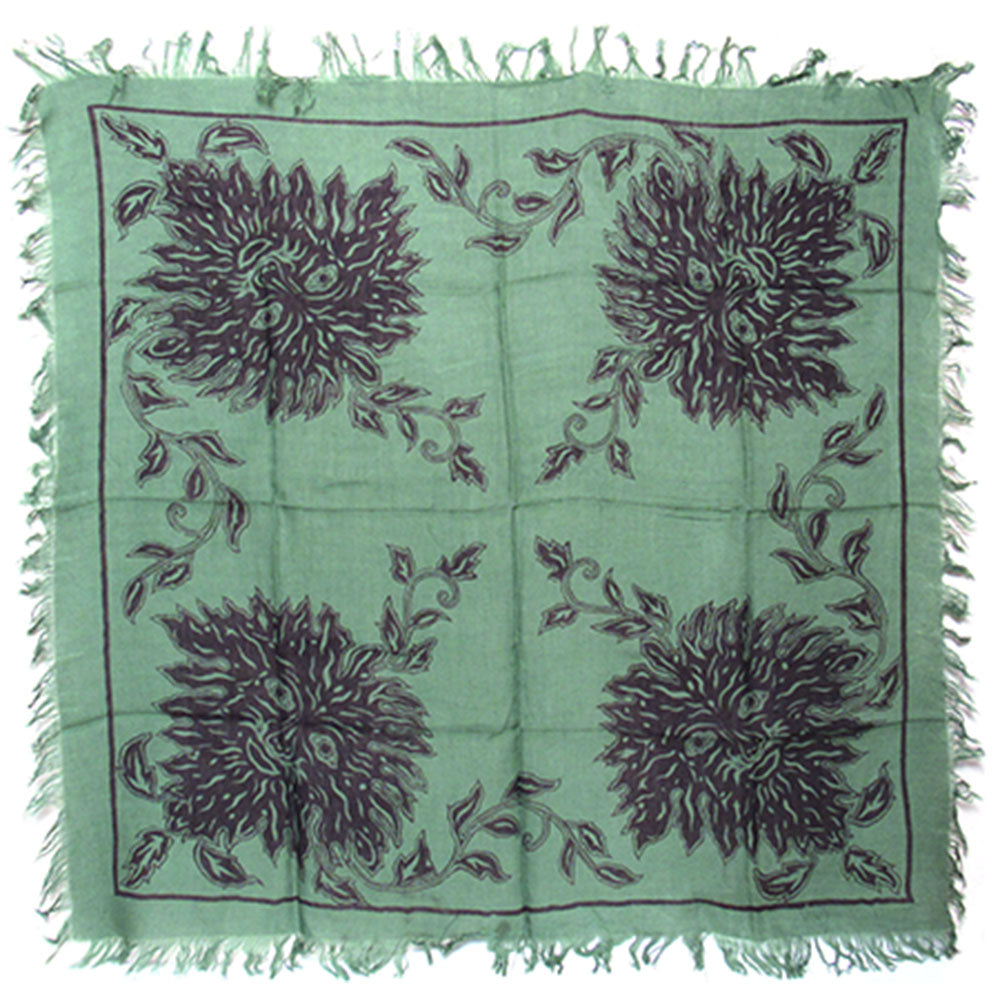 Forest Green Man Altar Cloth (36 Inches)