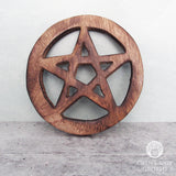 Rustic Pentagram Altar Tile (5 Inches)