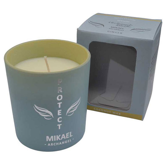 Archangel Mikael (Protection) Jar Candle - Ginger