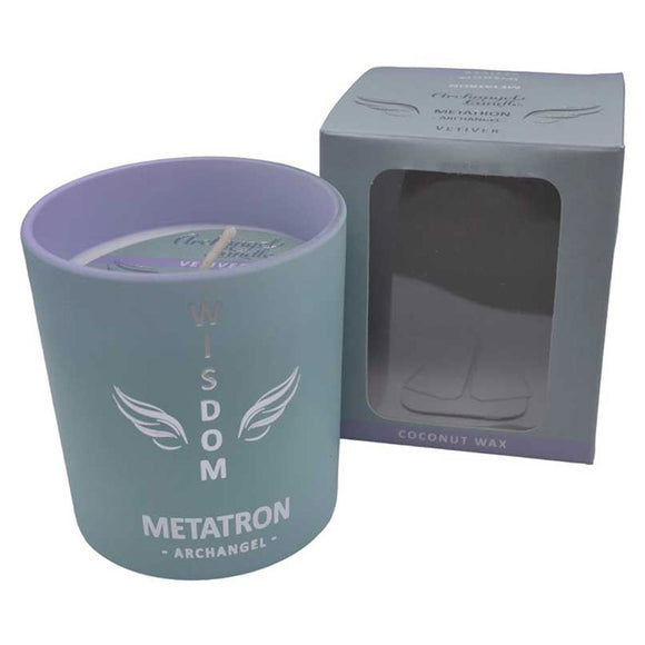 Archangel Metatron (Wisdom) Jar Candle - Vetiver