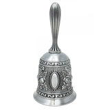 Floral Altar Bell (Pewter Color)