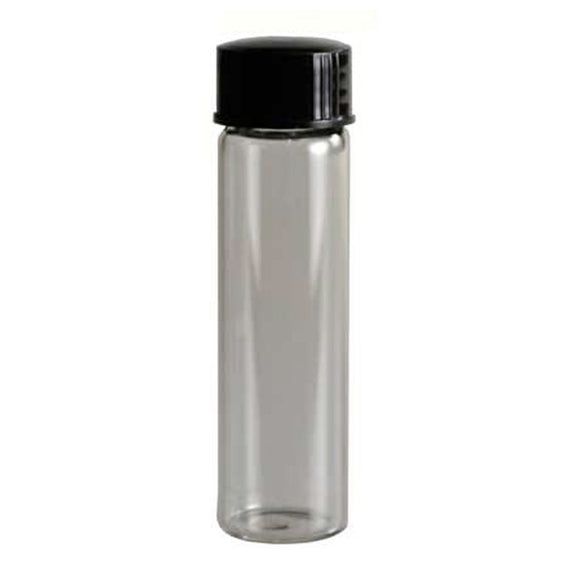 Clear Glass Bottle with Cap (2 dram)