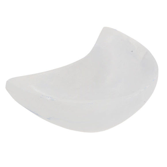 Selenite Moon Dish (4 Inches)