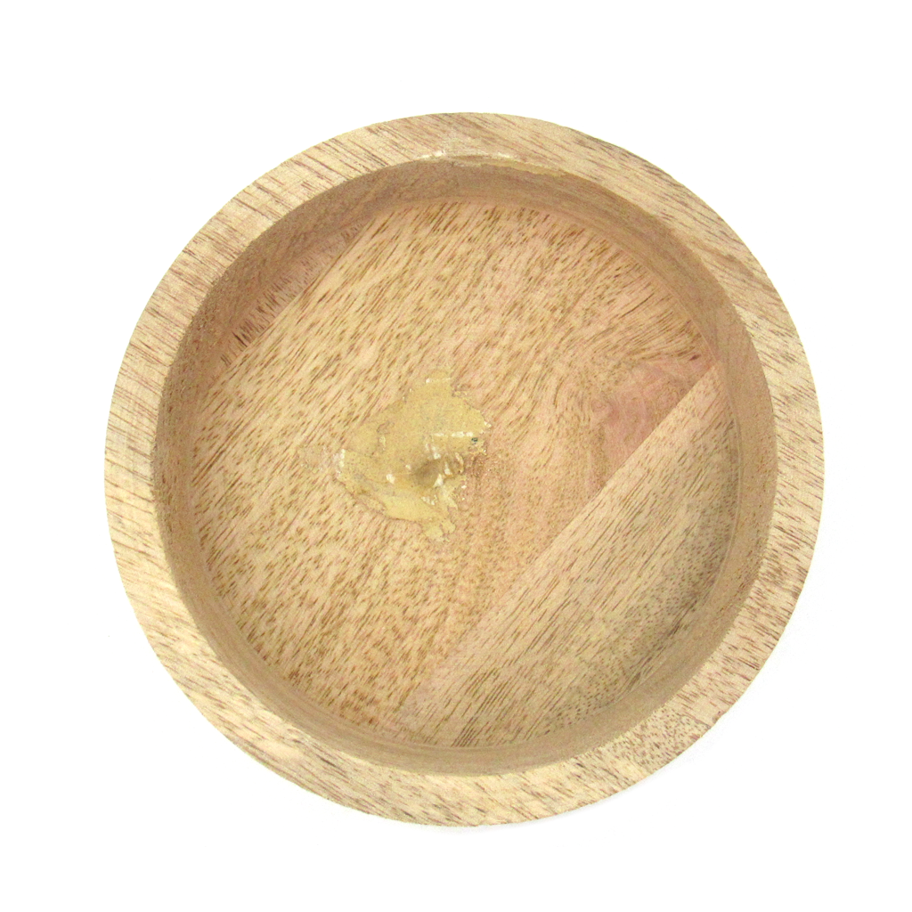 Round Wooden Goddess and Pentagram Box