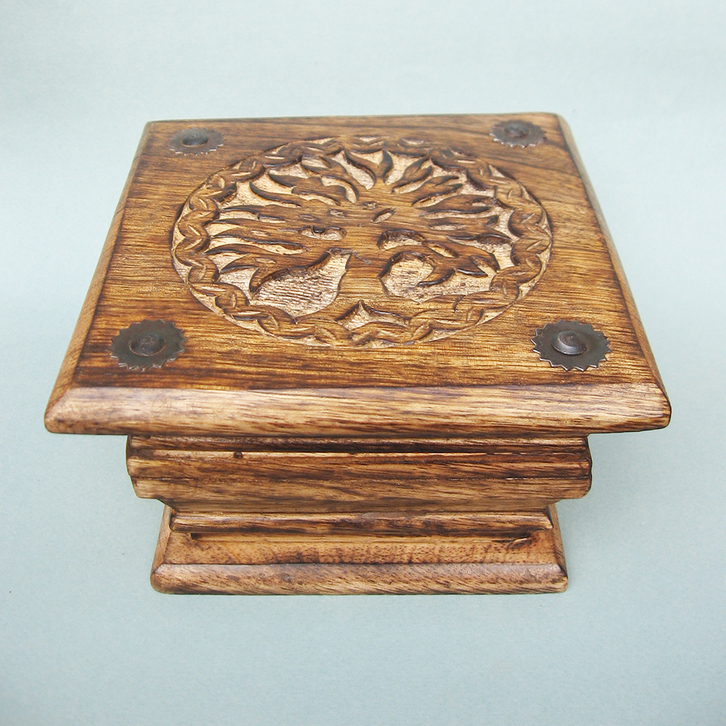 Tree With Square Box Tree of Life Square Box – Grove and Grotto